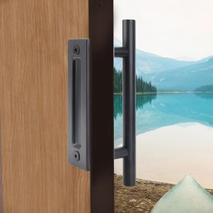 Door Locks Pull Flush Recessed Wood Handle For Cabinet Cupboard Interior Sliding Barn 3545MM Furniture Hardware Set y231212