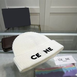 Luxury Designer beanie Hats CELINF Autumn/Winter Knitted Hat Brand Designer Beanie/Skull Caps Cashmere Letters Casual Outdoor Fitted Cap