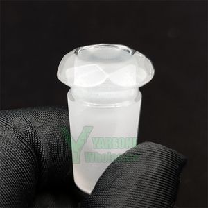 Facettiertes Glas-Reduzierstück, 14 mm auf 10 mm, flacher Gelenk-Adapter, Konverter, männlich auf weiblich, für Raucher-Wasserpfeifen-Dab-Rigs YAREONE Großhandel
