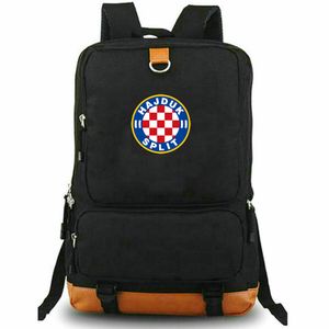 Hajduk Split Hnk Sırt Çantası Poljud Daypack Club School Bag Sport Team Packsack Baskı Rucksack Leisure Schoolbag Laptop Day Pack