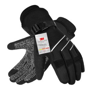 Ski Gloves Winter Ski Gloves -30 Waterproof 3M Thinsulate Thermal Gloves Full Finger Warm Cycling Gloves for Skiing Motorcycle SnowboardL23118