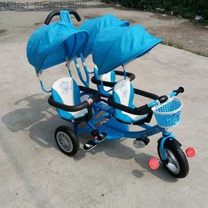 Коляски# тройной трехколесный велосипед Новое прибытие детская коляска с зонтиком три сиденья 3 детская каретка Q231215