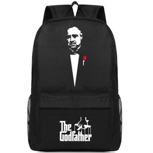 The Godfather backpack Marlon Brando day pack God Father school bag Film packsack Print rucksack Durable schoolbag Outdoor daypack