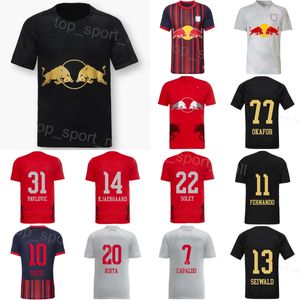 Kulüp Takımı 2023-2024 Erkekler Futbol Salzburg Jersey 30 Gloukh 19 Konat 23 Simic 70 DEDIC 45 Dorgeles 32 Amankwah 6 Baidoo 20 Koita Futbol Gömlek Kitleri Üniforma Hongniiu