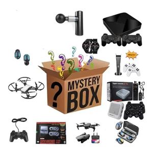 Headsets, Wundertüte, Mystery-Boxen, es besteht die Möglichkeit, sie zu öffnen, Game-Player, Handy-Kameras, Drohnen, Spielekonsole, Smartwatch, Kopfhörer, weitere Geschenke