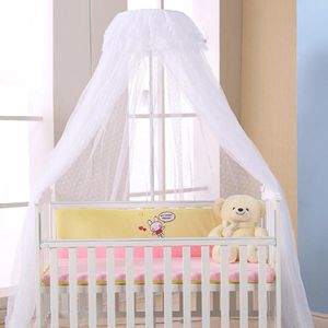 Crib Netting Baby Summer Room Mosquito Net Bed Canopy Tents Round Lace Dome Infant Cot Decor Nets 231213