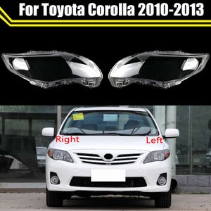 Toyota Corolla 2012 2012 2012 2013 için araba koruyucu far cam lens kapak gölge kabuğu otomatik şeffaf ışık gövdesi lambası