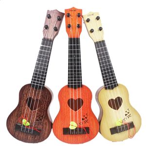Klavyeler Piyano Mini Gitar 4 Dizeler Klasik ukulele gitar oyuncak müzik aletleri çocuklar için çocuklar için yeni başlayanlar erken eğitim kalp gitar 231214