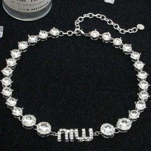 дизайнерское ювелирное ожерелье для женщин, класс, полная бриллиантовая вечеринка, цепочка на ключицу, платье, ожерелья, модные аксессуары CSG2312156-8