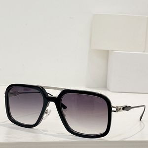 Designer de luxo Mens óculos de sol de marca, homens mulheres retro pilotos pernas pretas lentes pretas UV400 óculos de sol de condução com caixa SPA 57ZS
