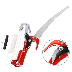 Pruning Tools High Altitude Two Wheels Scissors Tree Pruner Branches Cutter Garden Shears Saw Fruit Pick Cutting Without Rod 231215