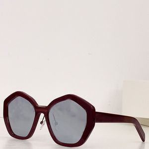 Мужские дизайнерские трендовые брендовые солнцезащитные очки для мужчин и женщин, ацетатное волокно, винно-красная оправа, зеркальные линзы, UV400, солнцезащитные очки для пляжного отдыха с коробкой PR08xs