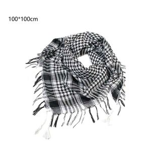 Шарфы Оптовая- Очаровательная арабская шимана тактическая палестинская пластинка Полиэстер шарф шарф для мужчин модный клетчатый клет