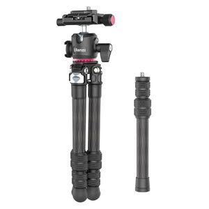 Tutucular Ulanzi MT20 Dijital DSLR Kamera için Profesyonel Karbon Fiber Tripod Monopod ARCA İsviçre Ayarlanabilir Balaj Tripod