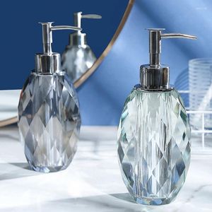 Sıvı Sabun Dispenser Banyo Aksesuarları Modern Minimalizm Cam Losyon Şişesi Şampuan Duş Jel El dezenfektan Pres