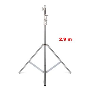 Tutucular Paslanmaz Çelik 2.9m Tripod Büyük Katlanabilir Alaşım Işık Stand Tripod Sihirli Bacak Fotoğrafçılığı SPOT LIGHT SOFTBOX Fotoğraf Stüdyosu