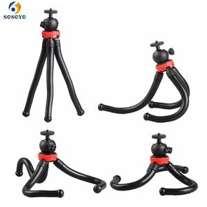 Aksesuarlar Esnek Ahtapot Büyük Tripod Stand Çok Fonksiyonlu Mini Kamera Tripod GOPRO 9 8 7 6 5 DJI OSMO Action Camera Aksesuarları