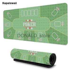 Mouse Pads Wrist Rests Green Poker Computer Mouse Pad Gaming MousePad Computer Large Mouse pad Gamer XXL Mause Carpet PC Desk Mat PC Keyboard Run 90x40 J231215