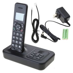 Телефоны Беспроводной телефон D1002B Расширяемая трубка для звонков в режиме громкой связи Прямая поставка 231215