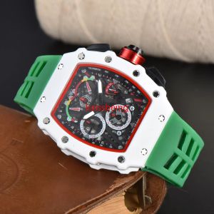 182 High Quality Luxury Men's Watch Top Designer 42mm Quartz Watch Date Display Rubber Band Waterproof Sports Luxury Watches
