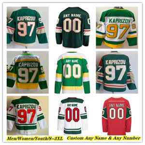 Minnesota Wild Hockey Jersey - Kaprizov, Zuccarello, Hartman, Fleury, Duhaime, Eriksson Ek, Boldy, Maroon, Middleton