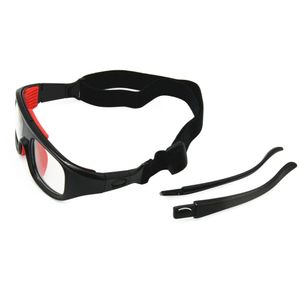 Очки 2в1 Баскетбольные очки Оптическая оправа Съемный ремешок для ног Защитные спортивные очки с прозрачными линзами