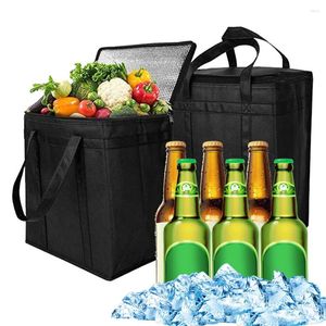 Depolama Çantaları Taşınabilir Dayanıklı Termal Soğutucu Çanta Serin Öğle Yemeği Araç Piknik Kamp Kutusu için Yalıtımlı Yemek İçeceği