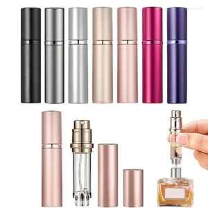 Storage Bottles 1/5Pcs 5ml Perfume Travel Spray Bottle Atomizer Refillable Bottom Filling Leakproof Mini Portable Empty Container Tool
