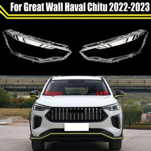 Auto Head Lamp Light Case for Great Wall Haval Chitu 2022 2023 Car Headlight Lens Cover Lampshade Glass Lampcover Headlamp Shell