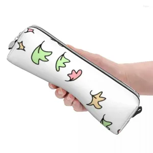 Cosmetic Bags Heartstopper Flying Leaves Square Pencil Case Charlie And Nick Hi Novel Fashion Leather Box Teens Zipper Pen Organizer