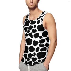 Men's Tank Tops Dalmatian Dog Top Man Animal Print Summer Graphic Bodybuilding Cool Oversized Sleeveless Vests