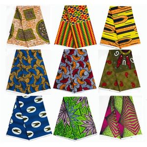 Tischdecke Nigerian Ankara Wachs Stoff d Großhandelspreise 100 Baumwolle weich Nähen Tissu Handwerk afrikanischen Real für Frauen Kleider 231216