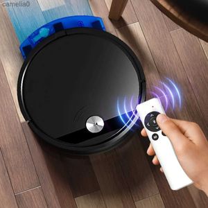 Robot Vacuum Cleaners Intelligent sweeper remote control USB rechargeable vacuum cleaner wet and dry mopping 2800Pa suction with water tank anti-fallL231219