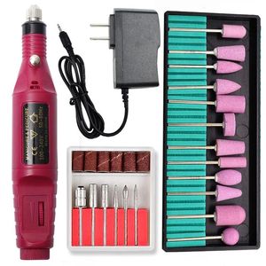 Accessories 1 Set 16 Bits Electric Nail Drill Machine Manicure Pedicure Tool Quartz Drill Bits Rotary Gel Cuticle Remover Nail Art Apparatus