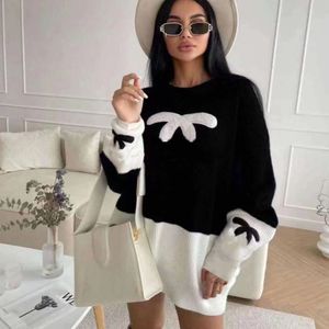 Tasarımcı Sweater Külot İşlemeli Baskılı Kazak Örme Klasik Örgü Sonbahar/Kış Sıcak Külot Kadın Tasarım Külkü