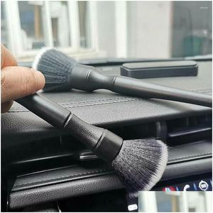 Car Cleaning Tools Wash Solutions Safe And Efficient Super Soft Bristles For Delicate Surfaces Corrosion Resistant Handle Durability D Otmyv