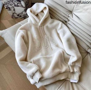2024 KIŞ TRACHSUITS Markalar Yeni CE Cash Cashmere Hooded Sweater Gevşek Kazak Çekme Kırık Kalınlaştırılmış Hoodies Sweatshirtler Erkekler Sıcaklık Ceketi