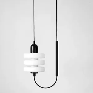 Kolye lambalar Işıklar Vintage Retro Işık Tavan Asma LED Armatürler Konut Cam Kutusu Aydınlatma Topu