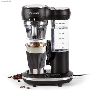Kahve Makineleri Powerxl Grind and Go Plus Kahve Makinesi Otomatik Tek Hizmetli Kahve Makinesi 16-Ozl231219