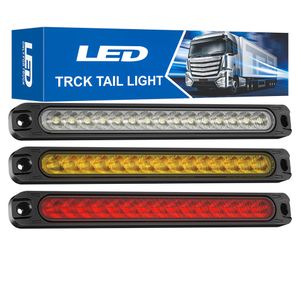 12V/24V 15 LED kamyon yan işaretçisi göstergesi Acil durum ışıkları araba yanıp sönen flaş ışıkları sarı beyaz kırmızı dönüş sinyali uyarı arka kuyruk lambası