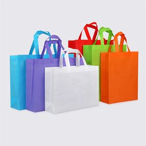Kozmetik Çantalar Kılıflar 20 Parça Dokuma Olmayan Depolama Çantaları Eko Promosyon Geri Çanta Çantası Tote Çanta Özel Makası Baskılı 231219