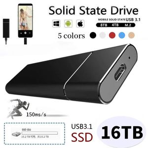 Drives New Portable SSD 1TB External Solid State Hard Drive Mass Capacity Movable Storage Device TypeC for Computer Laptop mac USB 3.1