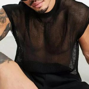 Canotte da uomo Top da uomo alla moda Quick Dry Club Vest Pullover Cutout Abbigliamento maschile