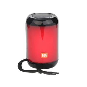 Tg638 Portable Wireless Bluetooth Speaker Led Light Outdoor Music Player Stereo Loudspeaker With Fm Radio Built-In Mic Drop Delivery Dhjsc