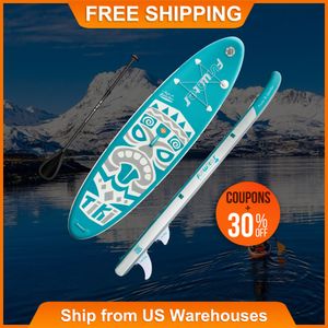 Funwater Surfboard Paddle Board Surfboard Blasable Padel Stand Up Paddleboard Großhandel Ca EU US Warehouse Sup Studentup Surfboard Wassersport