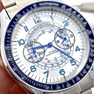 Лучшие роскошные мужские часы Кварцевые часы Omegwatches 2023 для бизнеса и отдыха, 6-контактные беговые часы, второе место в мире