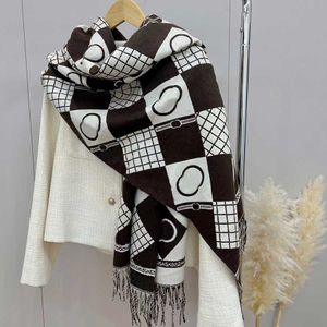 Tasarımcı Eşarp Kadın Kaşmir Tam Mektup Baskılı Eşarplar Yumuşak Dokunma Sıcak sargılar Etiketlerle Sonbahar Kış uzun şallar eşarplar Karşılaşma Slytherin Scarves WW