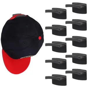Top Caps 5/10 PCS Duvar için Şapka Kancaları Minimalist Raf Tutucu Güçlü Askı Beyzbol Şapkaları Siyah Ekran
