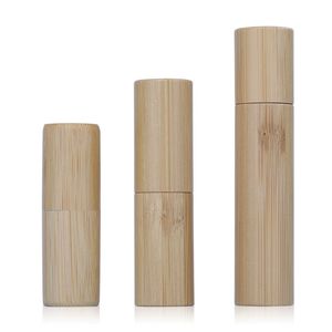 Быстрая доставка, горячая продажа, бамбуковая бутылка-ролик 3-10 мл с деревянной крышкой