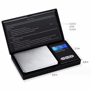 100 200 500g x 0.01g 500g 1000g x 0.1 Pocket mini Square Digital Scale Electronic Precise Jewelry Scale High precision Kitchen Weight Measuring scales